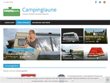 Tablet Screenshot of campinglaune.de